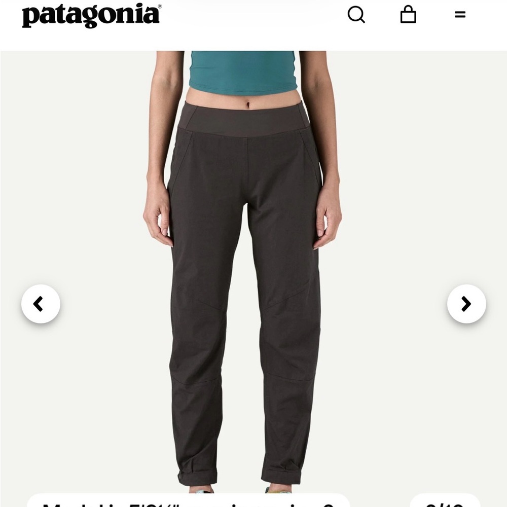 Patagonia Women's Black Rock Pants - Size 2, NWT